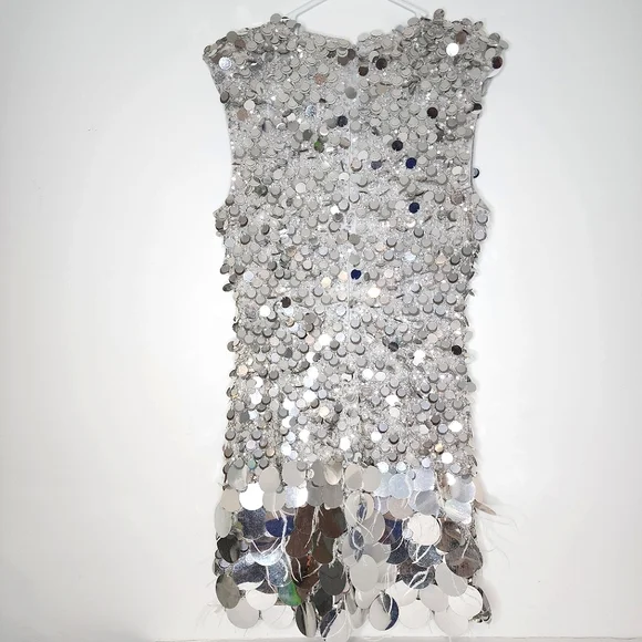 Ramy Brook Lacey Embelished Sleeveless Mini Dress Size